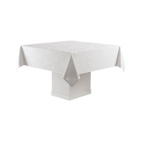 Toalha de mesa Quadrada Karsten 8 lugares Celebration Sienna Branca