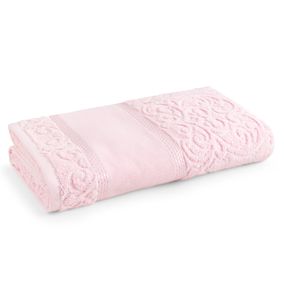 Toalha de Banho para Bordar Karsten Melina II Rosa Quartzo