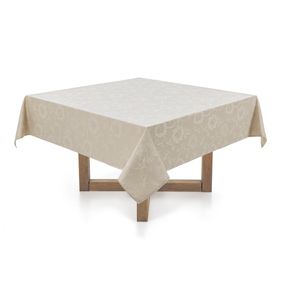 Toalha de mesa Quadrada Karsten 8 lugares Celebration Sienna Noz Moscada