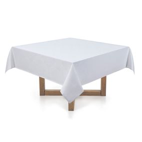 Toalha de mesa Quadrada Karsten 8 lugares Sempre Limpa Vilares Branco