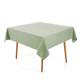 Toalha de mesa Quadrada Karsten 8 lugares Sempre Limpa Herbare Verde