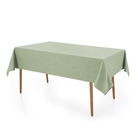 Toalha de mesa Retangular Karsten 12 lugares Sempre Limpa Herbare Verde