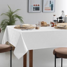 Toalha de mesa Quadrada Karsten 8 lugares Sempre Limpa Vilares Branco