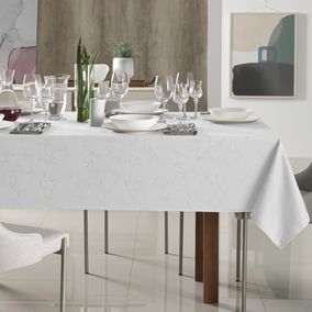 Toalha de mesa Retangular Karsten 12 lugares Celebration Veríssimo Branca