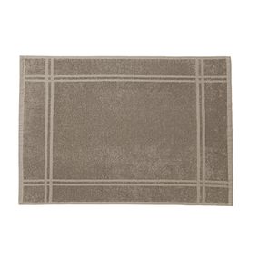 Toalha de Piso 100% Algodão Metrópole Taupe