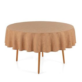 Toalha de Mesa Redonda Karsten 6 Lugares Sempre Limpa Urban Blush