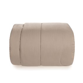 Edredom Casal Karsten 180 Fios Percal 100% Algodão Liss Castor
