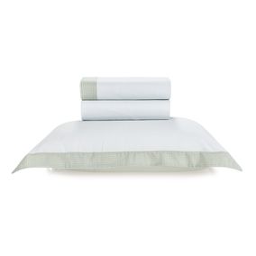 Jogo de Cama Solteiro Karsten 180 Fios Percal 100% Algodão Alissa