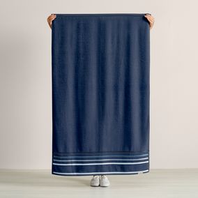Jogo de Banho Gigante Fio Penteado 5 Peças Lumina Náutico/ Azul