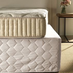 Saia para Cama Box King Matelassado Donna Branco