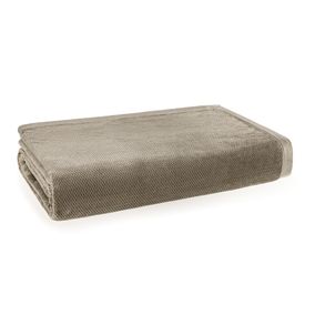 Manta de Microfibra Queen Prades Taupe