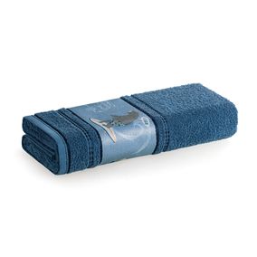 Toalha de Banho Infantil Fio Cardado Surf Índigo