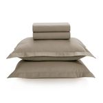 Jogo-de-Cama-King-100--Algodao-200-Fios-Tom-Grao