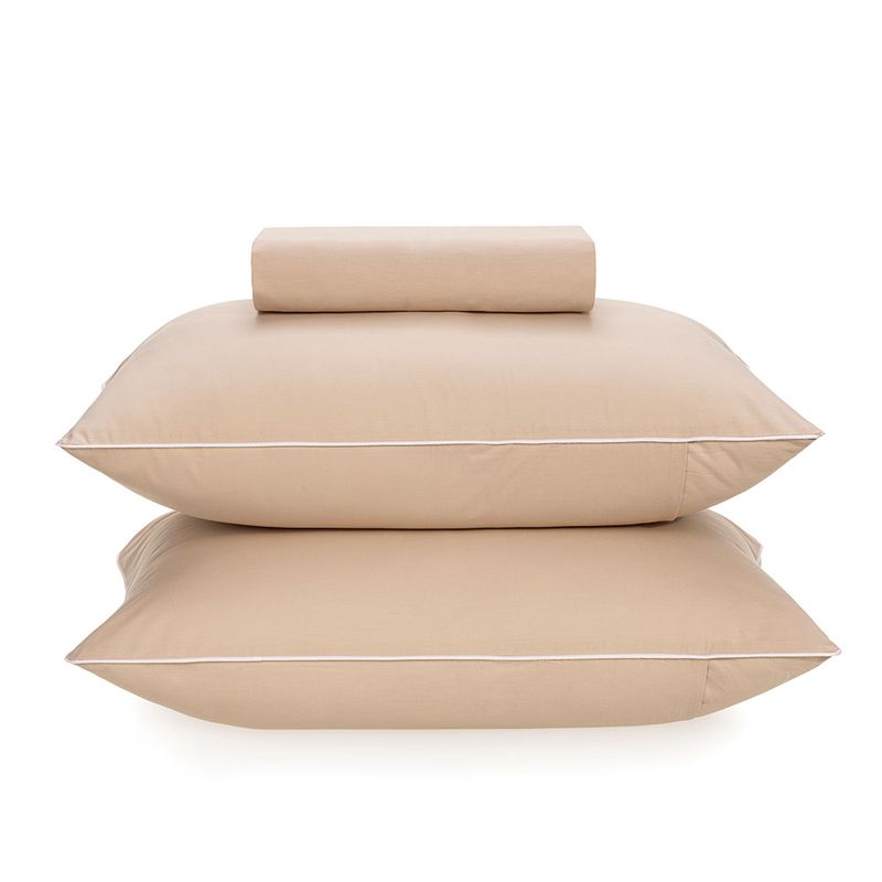 Lencol-King-com-Elastico-e-Fronhas-100--Algodao-Itan-Rosa-Branco