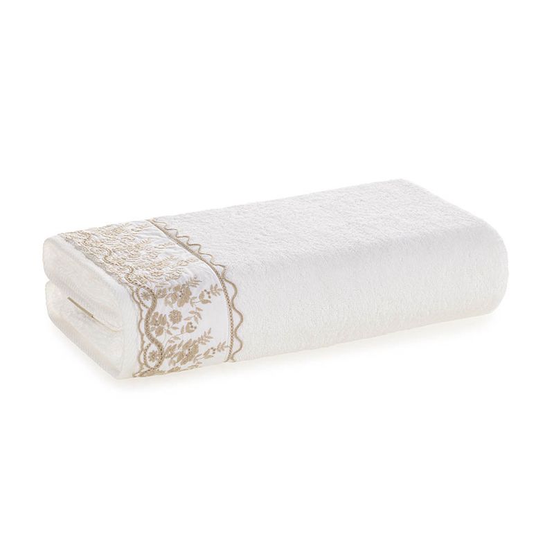 Toalha-de-Rosto-Fio-Penteado-100--Algodao-Antonia-Branco-Fendi