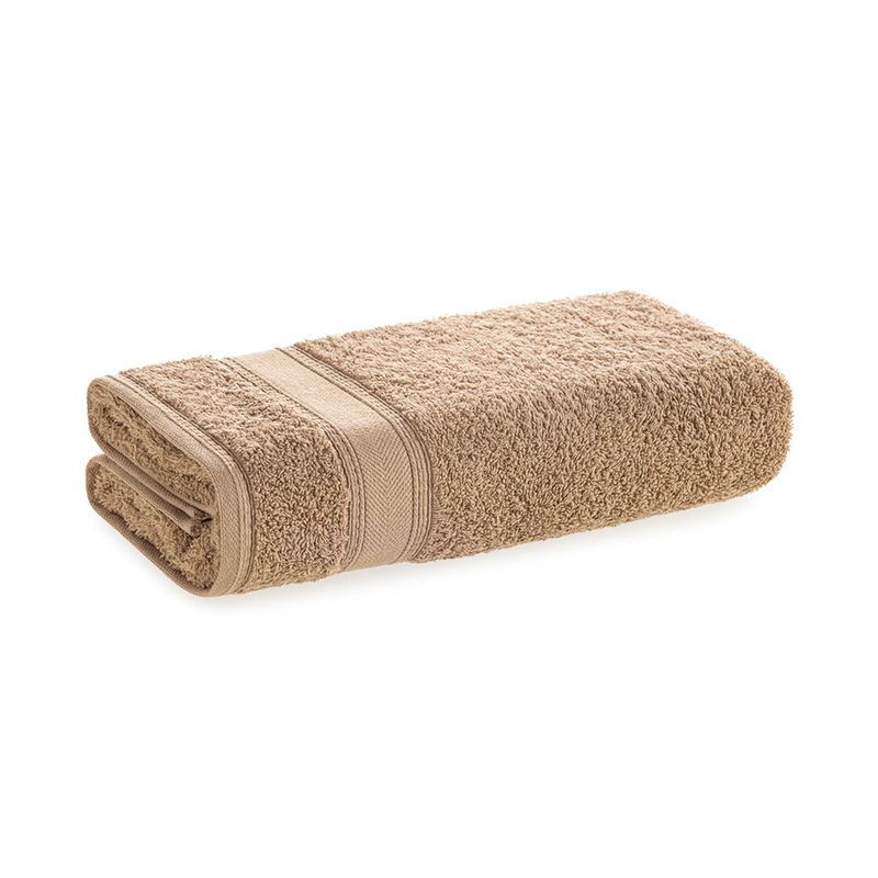 Toalha-de-Banho-Fio-Cardado-100--Algodao-Linea-Taupe