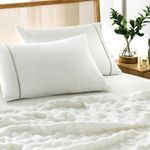 Lencol-Queen-com-Elastico-e-Fronhas-Percal-100--Algodao-Noah-Rosa-Branco