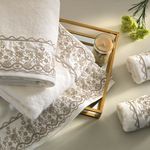 Toalha-de-Rosto-Fio-Penteado-100--Algodao-Antonia-Branco-Fendi