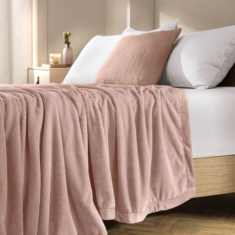 Manta-de-Microfibra-Queen-Prades-Rosa