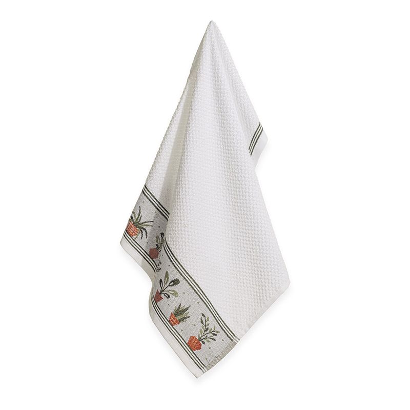 Pano-de-Prato-Barra-em-Jacquard-Plantas-Branco