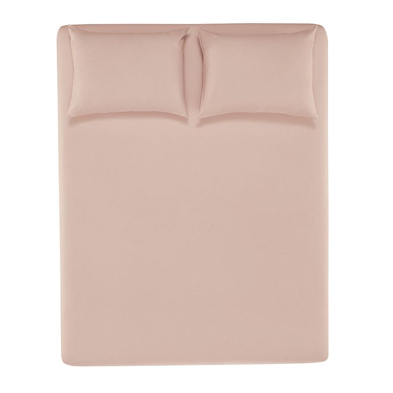 Lencol-King-com-Elastico-e-Fronhas-Percal-100--Algodao-Matiza-Rosa-Giz