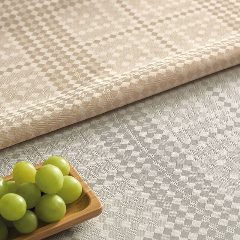 Toalha-de-Mesa-Retangular-12-Lugares-Jacquard-Beamon-Cinza