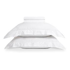 Jogo de Cama Queen Cetim de Algodão Domos Branco
