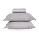 Lencol-de-Microfibra-Casal-com-Fronhas-Zart-Cinza