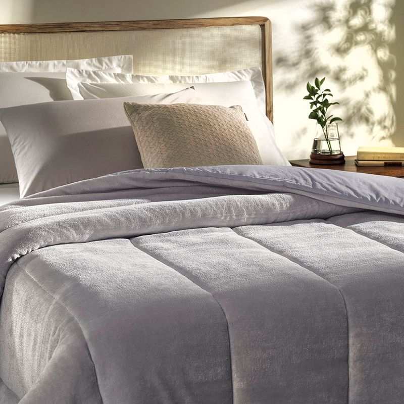 Edredom-Fleece-180-Fios-Casal-Zart-Cinza