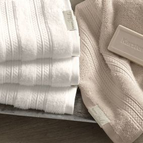 Toalha de Lavabo/Visita 100% Algodão Unika Branco