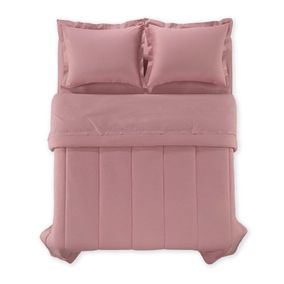 Edredom Casal Karsten 180 Fios Percal 100% Algodão Liss Rosa