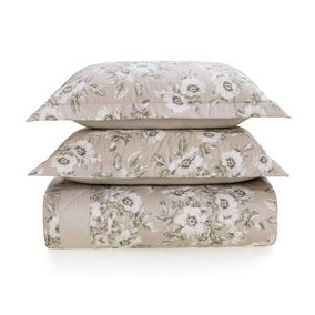 Colcha King com 2 Porta-travesseiros Algodão Egípcio 300 Fios Paula