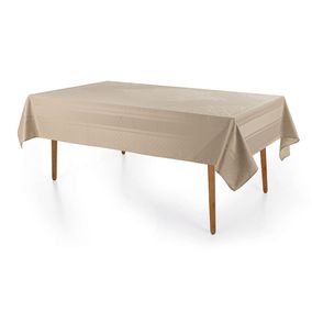 Toalha de Mesa Retangular 6 Lugares Lesier Noz Moscada