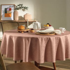 Toalha de Mesa Quadrada 8 Lugares Delicata Rosa Vintage