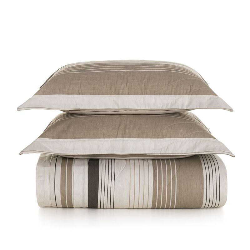 Colcha-King-com-2-Porta-Travesseiros-200-Fios-100--Algodao-Damier