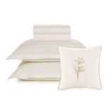 Jogo-de-Cama-Queen-com-Almofada-200-Fios-100--Algodao-Lavinia-Branco