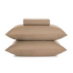 Lencol-King-com-Elastico-e-Fronhas-100--Algodao-Matiza-Caramelo