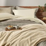 Jogo-de-Cama-King-200-Fios-Bordado-100--algodao-Bali-Marfim-Carbono