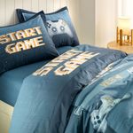 Colcha-Infantil-Solteiro-com-Porta-travesseiro-200-Fios-Game