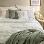 Jogo-de-Cama-Queen-com-Almofada-200-Fios-100--Algodao-Lavinia-Branco