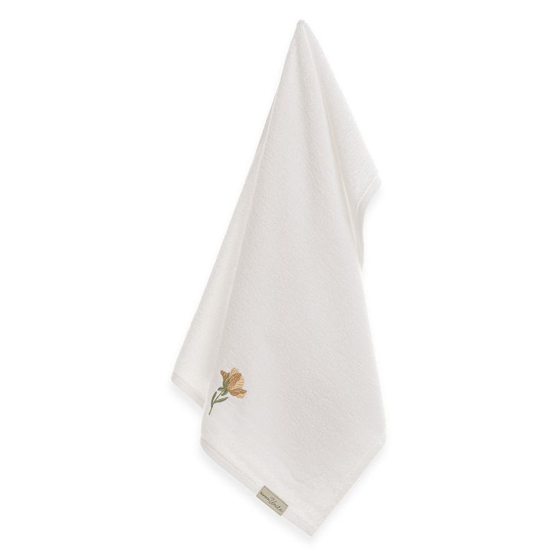 Toalha-de-Rosto-Fio-Penteado-100--Algodao-Lavinia-Branco