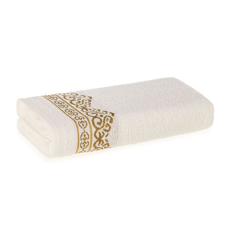 Toalha-de-Rosto-Fio-Cardado-Mayan-Ivory-Dourado