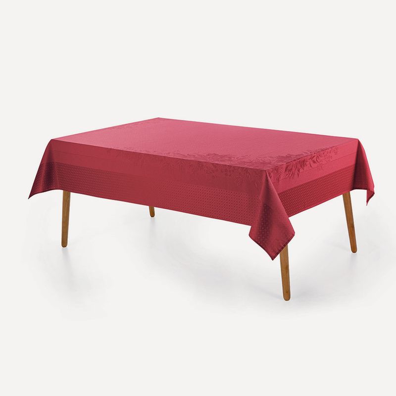 Toalha-de-Mesa-Retangular-12-Lugares-Flor-do-Natal-Vermelho