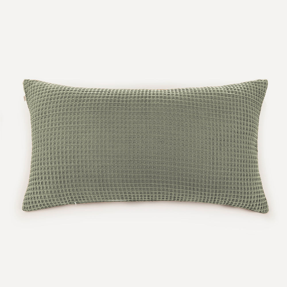 [DAYTONA]Veroa Cushion Cover　カーキ Kielder Forest Green Haldon Printed Velvet Cushion Cover | Khaki