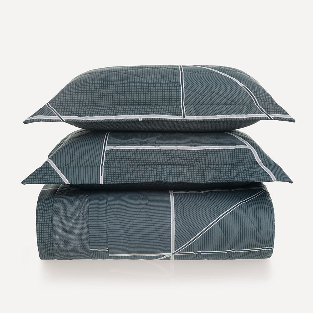 Kit Colcha Casal Arthur 100% Algodão | Qualidade Karsten